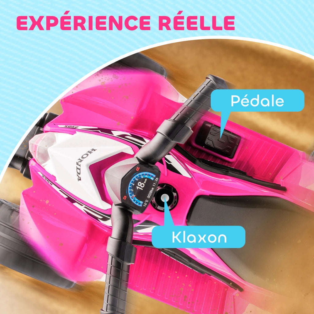 Quad elettrico per bambini 6V ¨C Minimal ¨C rosa