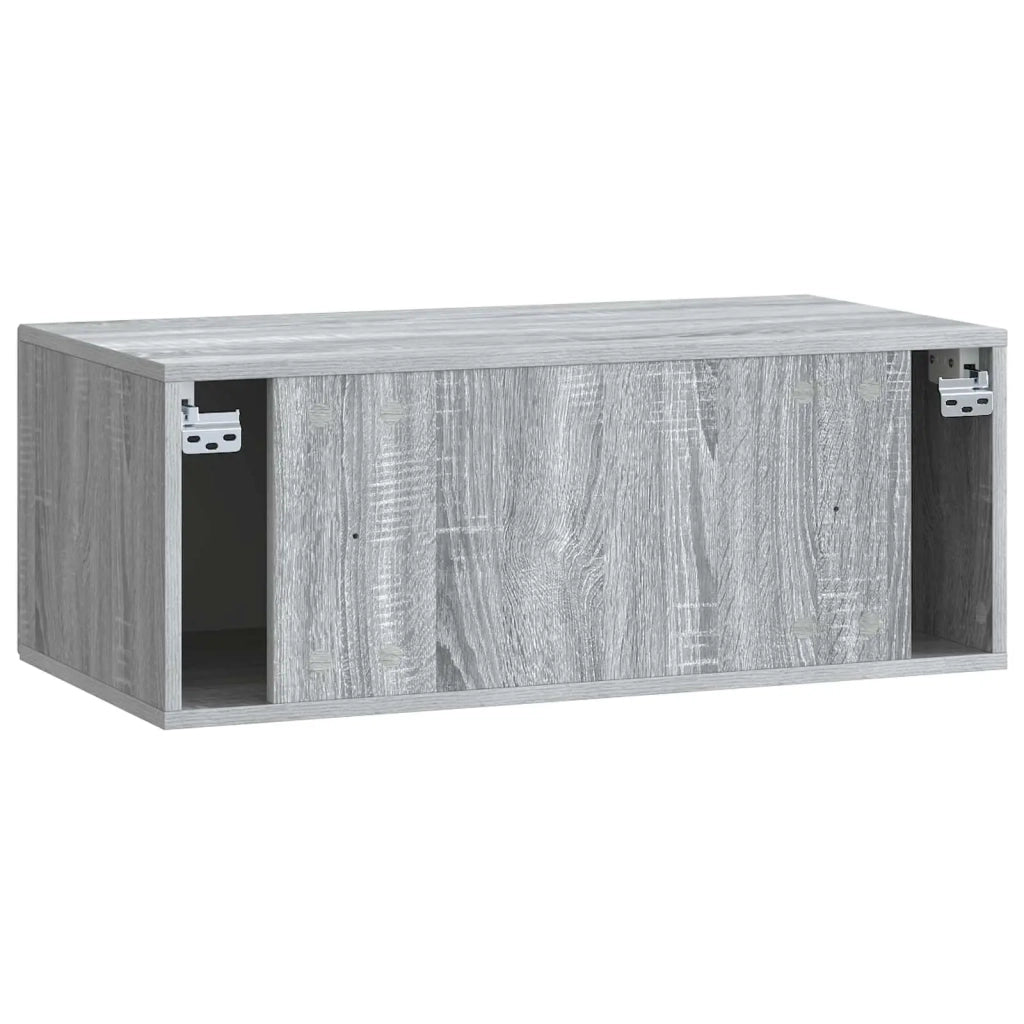 Mobile Porta TV da Muro Grigio Sonoma 78,5 x 41 x 30 cm 898181