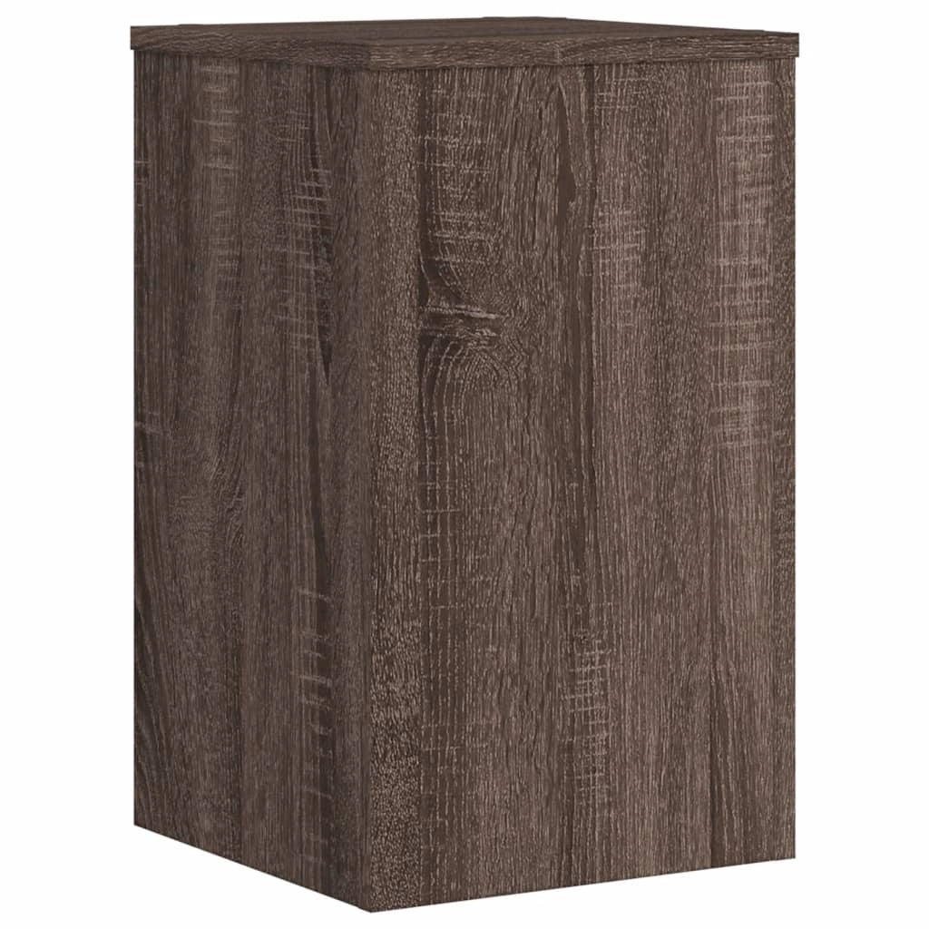 Portavasi mobili per fiori set da 2 legno ingegnerizzato marrone 02_0045319