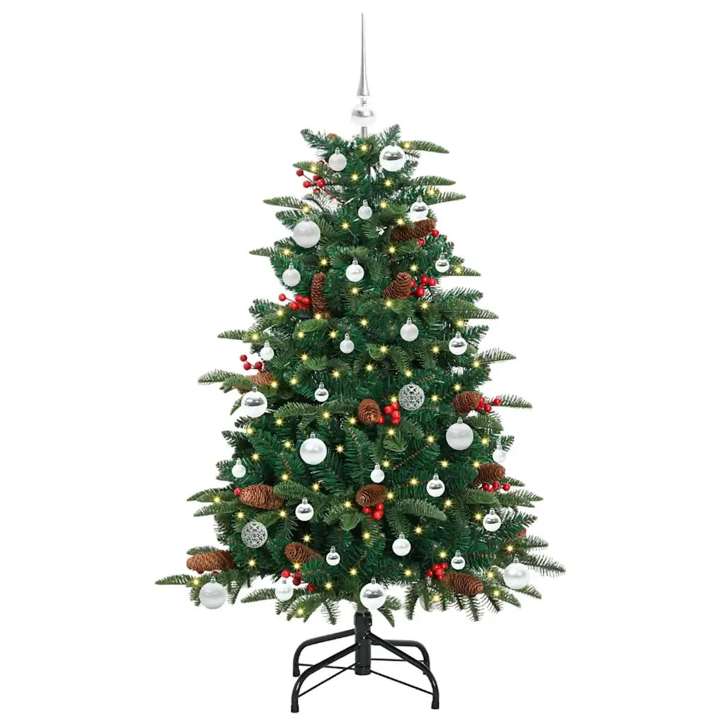 Albero di Natale | Decorazioni natalizie artificiale con 150 LED Verde 150 cm