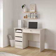 Franklin, Scrivania un Ripiano, 109x49x76h cm Beige Cashmere