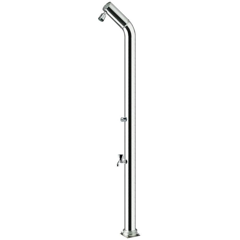 Doccia da Giardino Rubinetto e Lavapiedi ATI Docce UNI-1R Inox Anodizzato