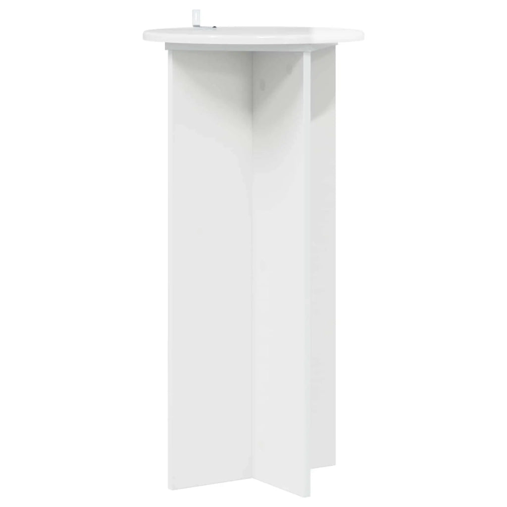 Supporto per piante 2 pcs Bianco Lucido 40 x 40 x 80 cm