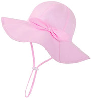 Cappello per bambini - 2 pezzi - Cappello per bambini - Cappello protettivo per bambini con bordo ampio - Cappello di cotone - Cappello a imbuto - M - Adatto per 1-2 anni