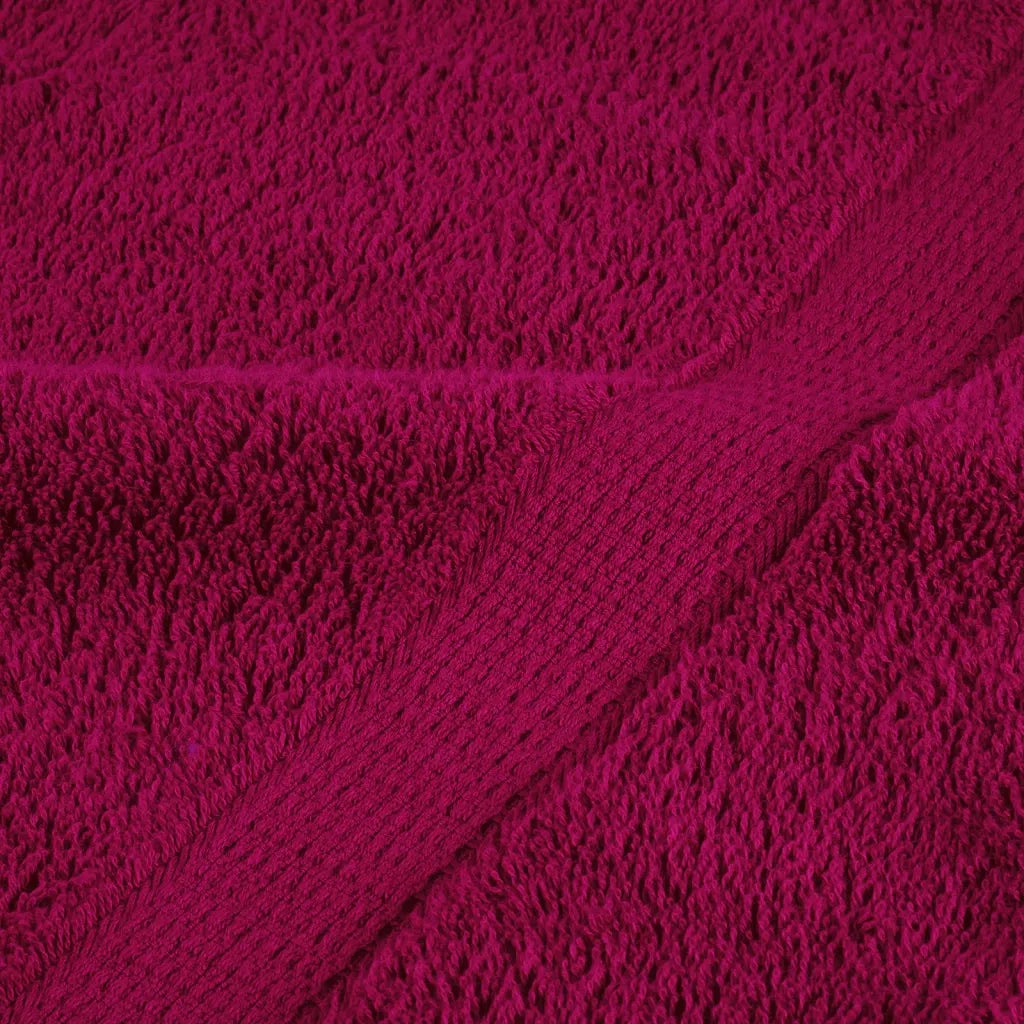 Asciugamani Premium SOLUND 4 pz | Teli per bagno Bordeaux 100x200 cm 600 g/m2