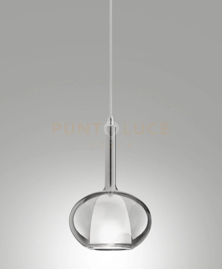 3787-59-126 EDISON  VETRO FUME' D.16CM COMPLETO DI CAVO X KIT LUCI