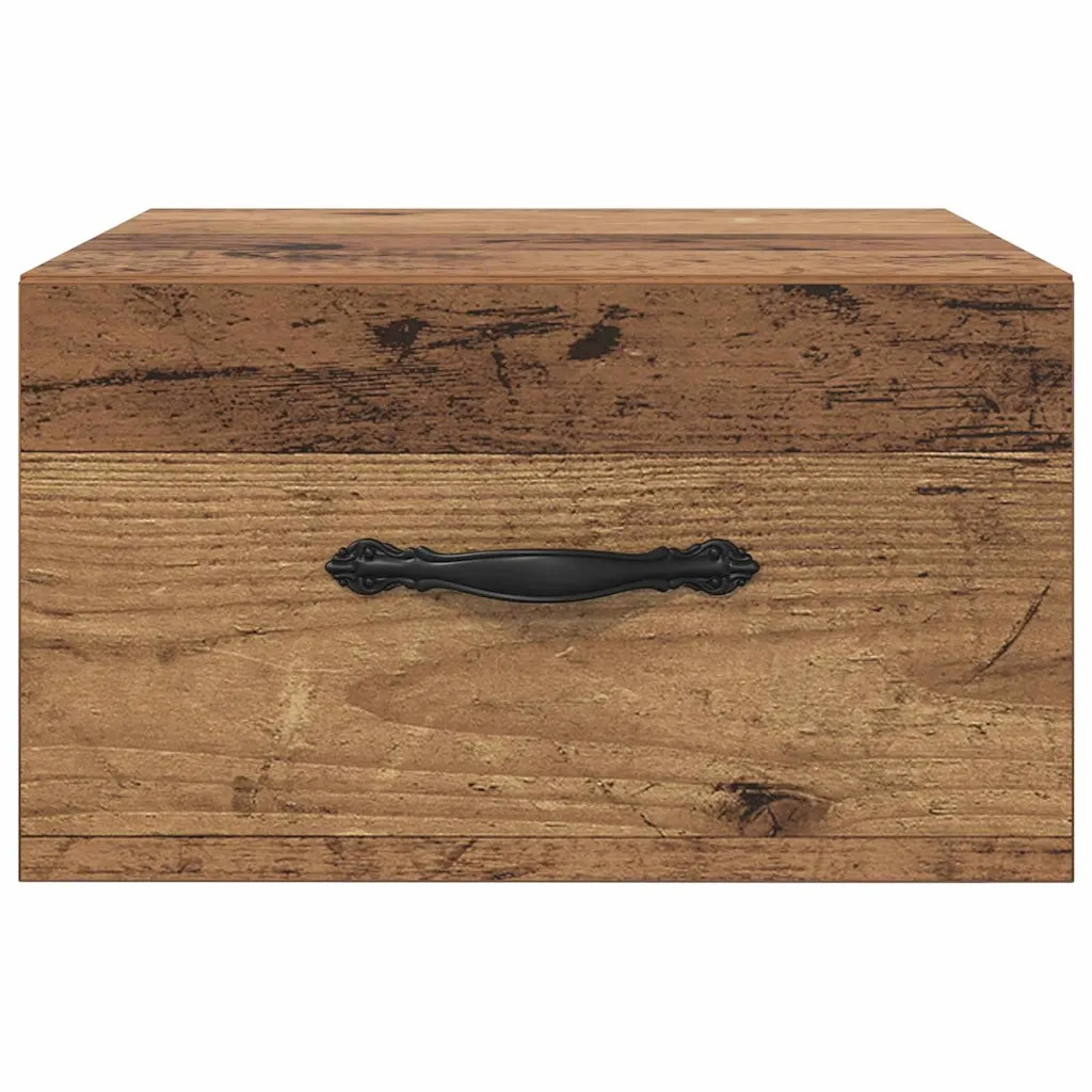 Armadio da Notte con cassetto Legno vecchio 35 x 35 x 20 cm 882350