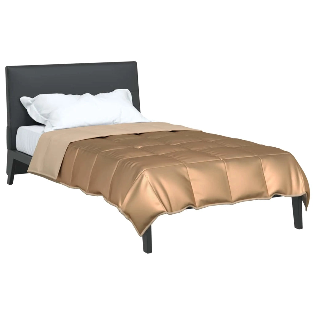 Piumone | Duvet Estivo Oro 155 x 220 cm Satin e Micropile
