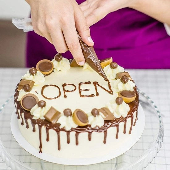 Sacchi di spolvero grandi - 100 pezzi | Sacchi di spolvero professionale per torte di fondant e cupcakes
