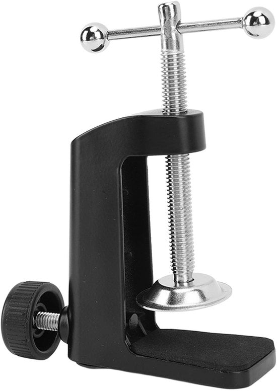 Fermo Tavolo in Alluminio - Capacità di Sostegno Massimo 2 kg - Per Lampada da Tavolo - Presa comoda - Molteplici Scenari di Utilizzo - Fermo Tavolo
