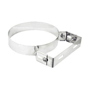 COLLARE INOX C/STAFFA P/TUBO STUFA 20 CM- 1,0 pz