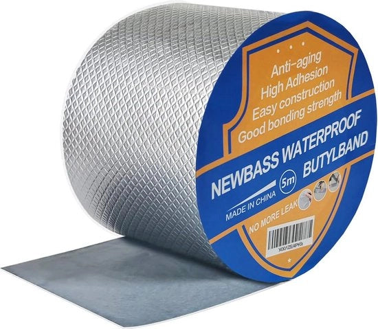 Tappo a tenone idroimpermeabile 100 mm x 5 m - Nastro autoadesivo in butilene per applicazioni subacquee