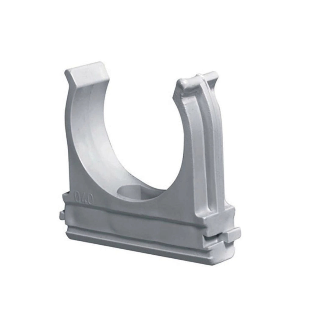 Elettrocanali Clip fissa tubo a scatto in PVC 16 mm