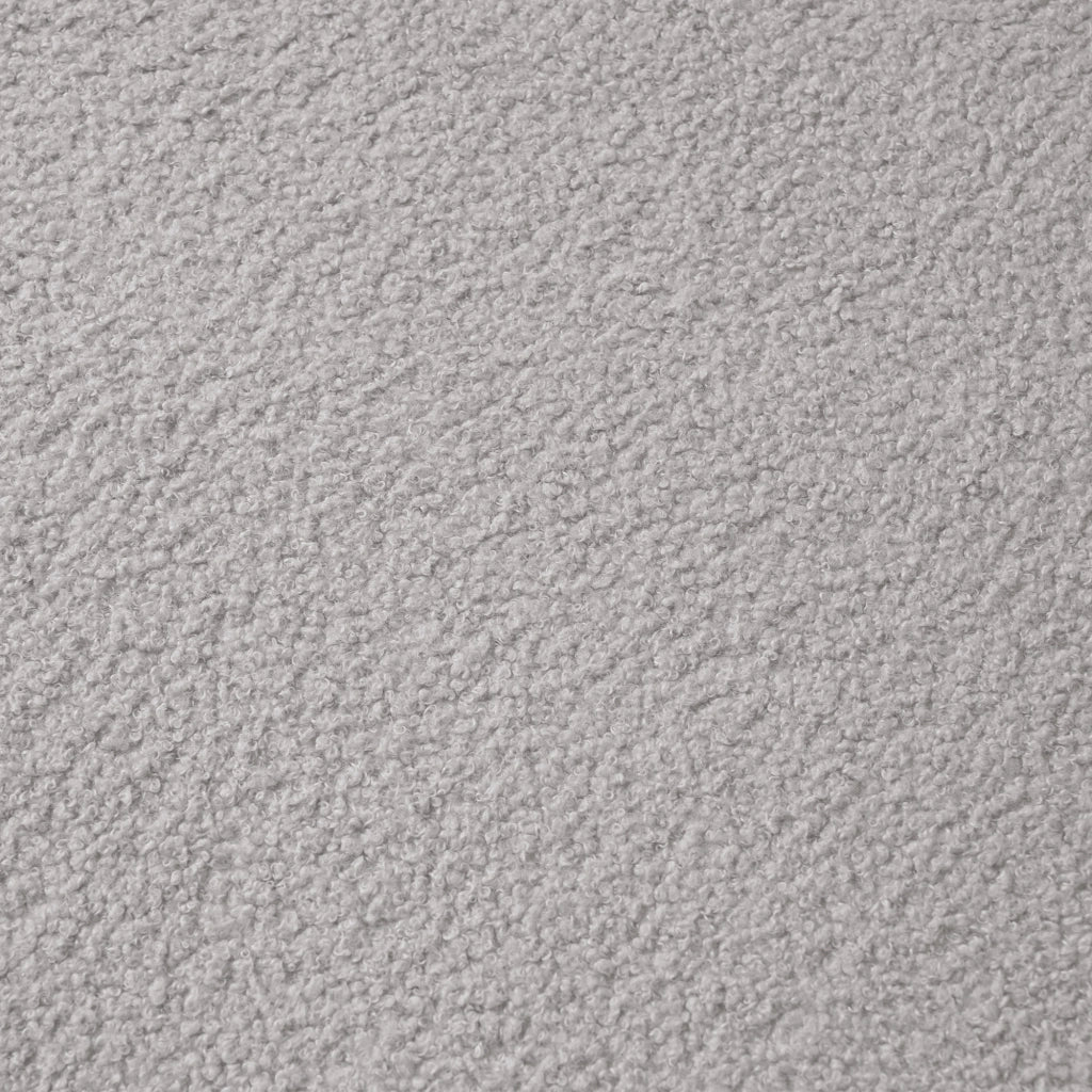 DIVANO 2 posti ondulato 67x61x48 cm grigio chiaro schiuma e molle