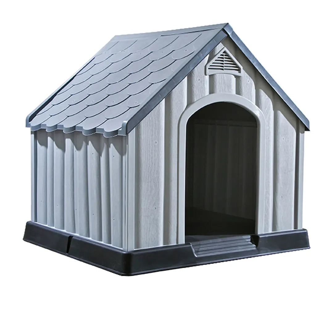 Cuccia per Cani Grigia 92x87x91 cm in Plastica CFW4829389