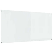 Paraschizzi moderno per cucina 120 x 60 cm resistente al calore e facile da installare in vetro temperato trasparente 02_0058475