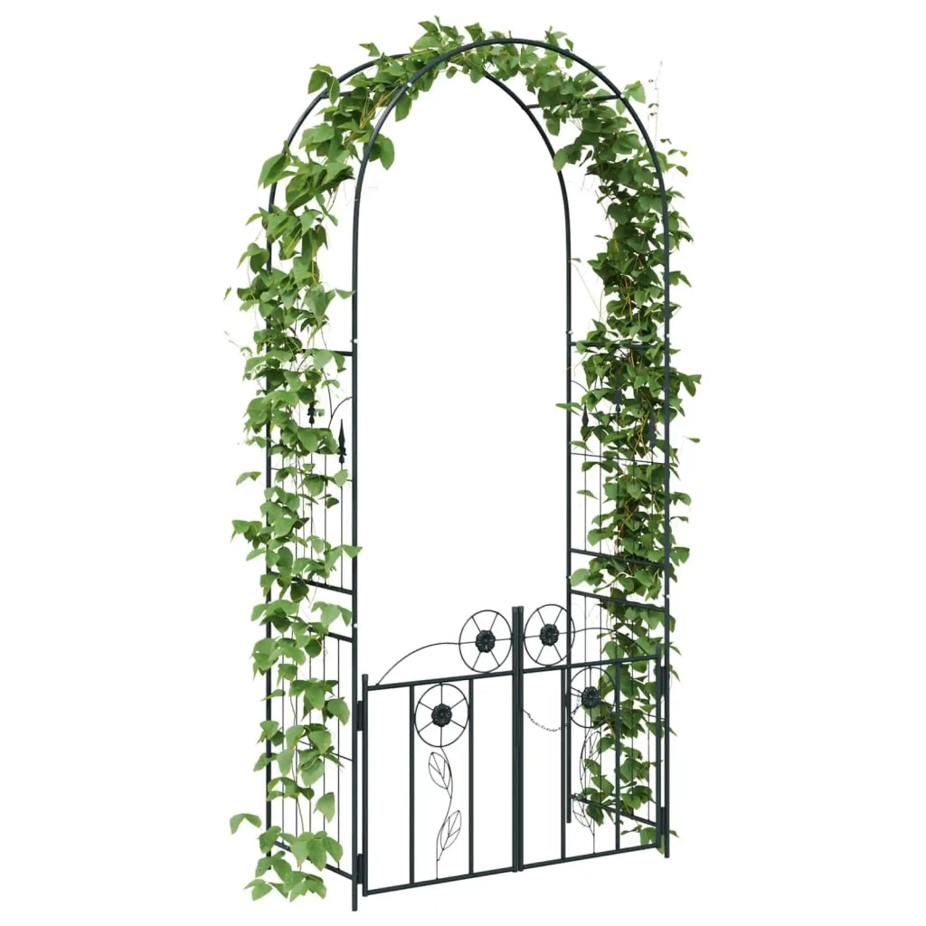 Arco da Giardino con blocco Nero 102 x 50 x 218 cm CFW6666258