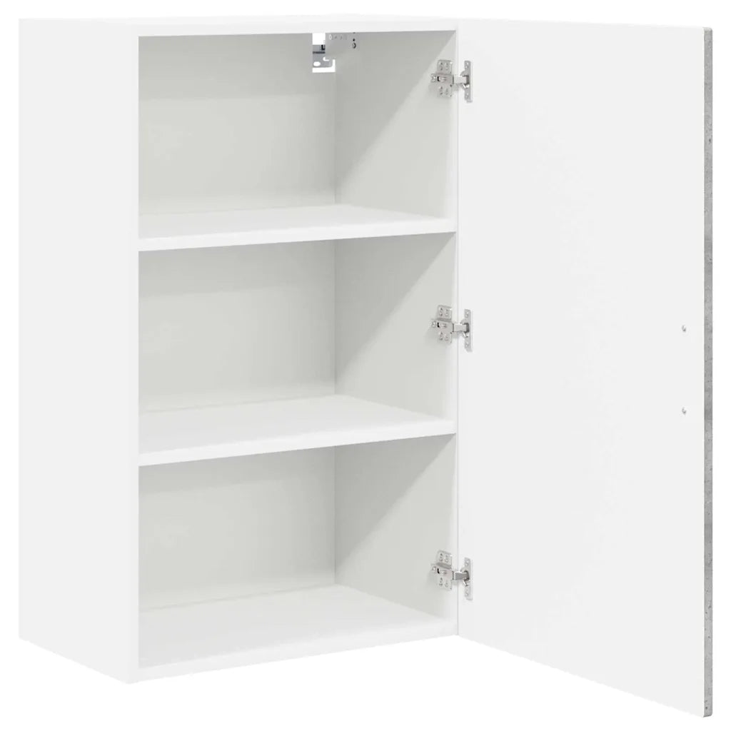 Mobile da cucina con lo scaffale-Armadio da cucina Grigio cemento 50 x 31 x 80 cm 503291