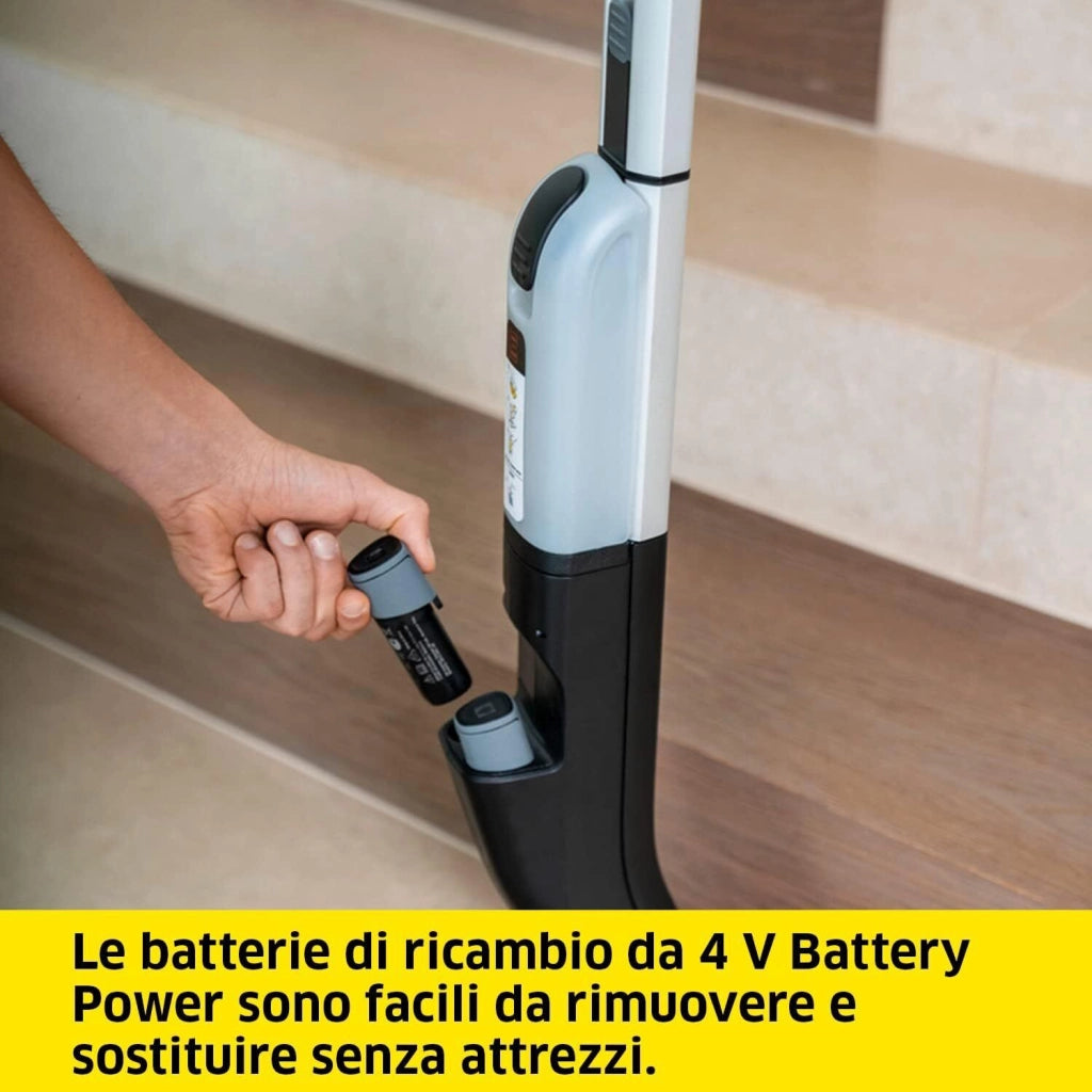 Kärcher 1.056-400.0 FC 4-4 Aspirapolvere elettrica Batteria 2 serbatoi 90 m² 30 min autonomia colore Nero Grigio
