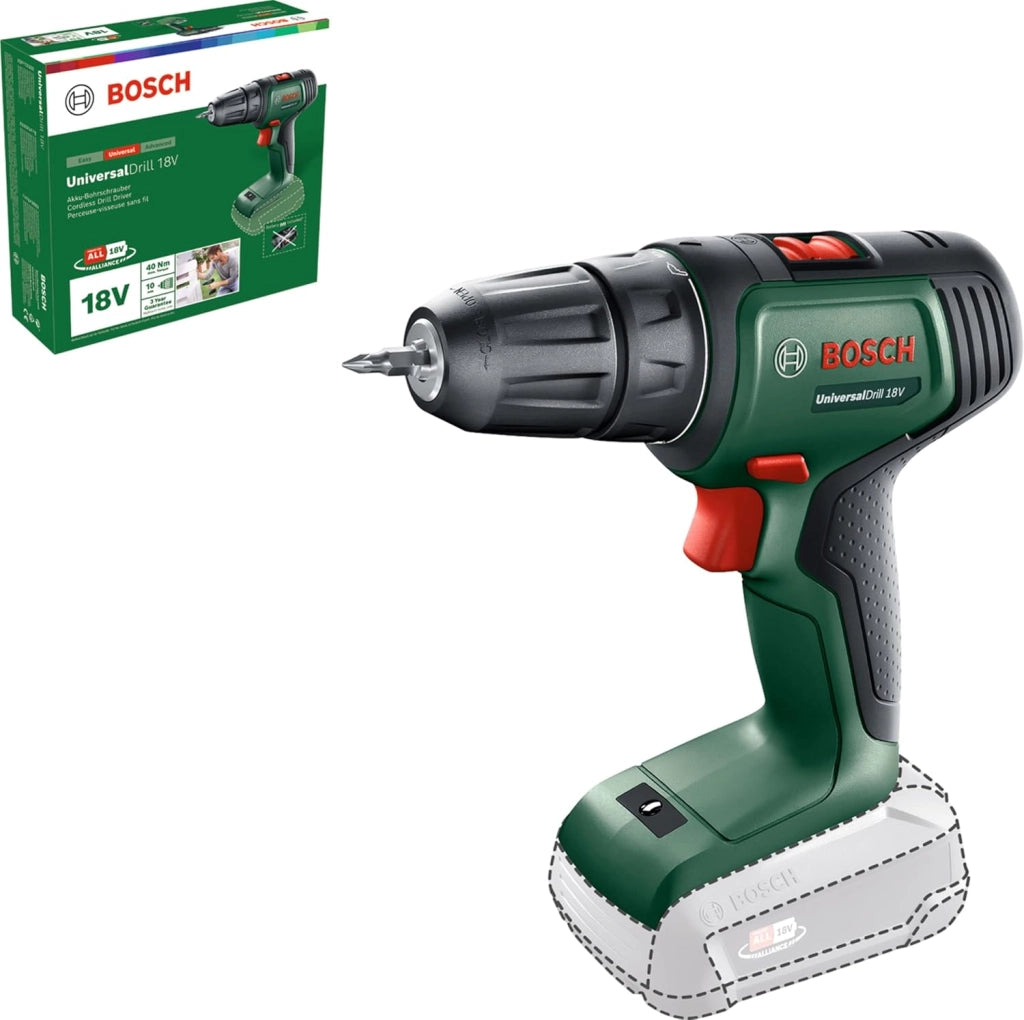 Bosch Avvitatore a batteria EasyDrill 18V-38 (1 batteria 2,0 Ah, sistema 18 volt, in valigetta)