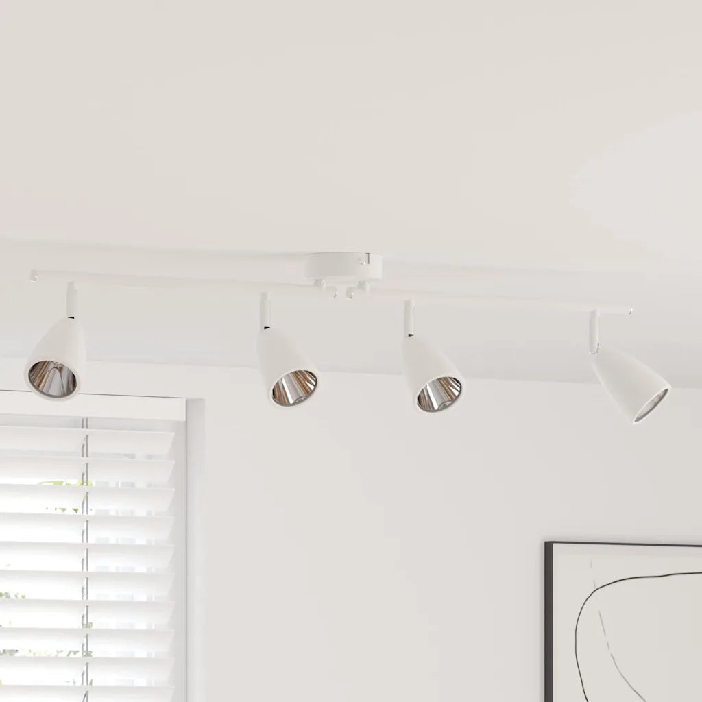 Faretto da soffitto Bianco 70 x 12,5 x 10,5 cm Metallo 4108215