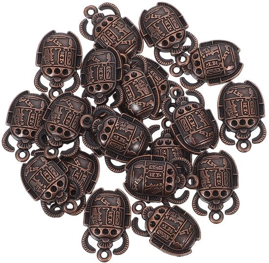 Ferramenta per armatura miniatura 20 pezzi - stile egiziano - decorazione di metallo - materiale duraturo - finitura fine - decorazione per armatura