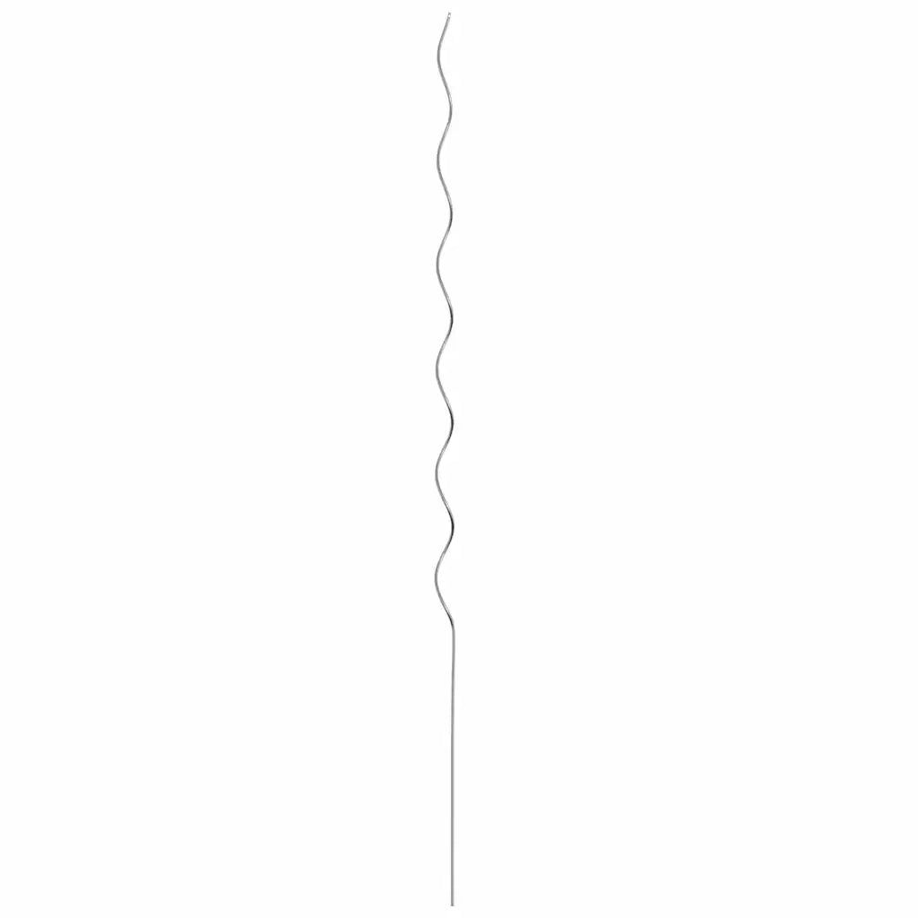 Supporto per piante 5 pz Argento 150 x 0,6 x 0,6 cm Acciaio CFW4210413