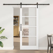 Porta Scorrevole con Set di Ferramenta 'ORKDAL'Bianco 83x202 cm