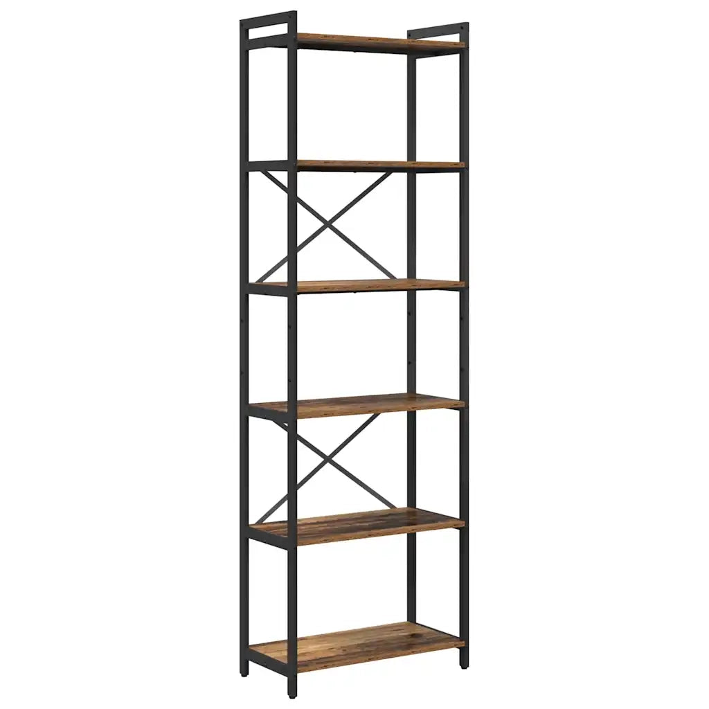 Libreria-Scaffale per Libri-Mobile di Stoccaggio Legno vecchio 40 x 30 x 85 cm Legno multistrato 136330