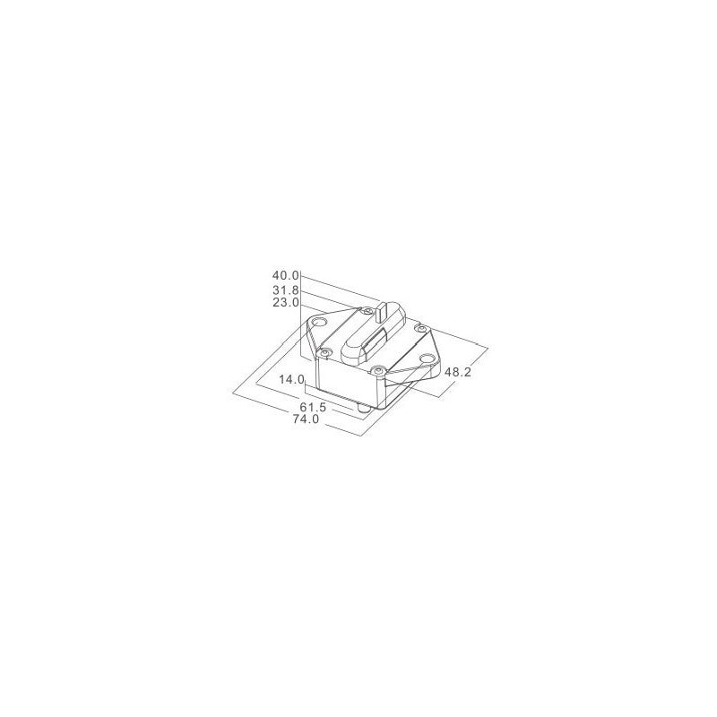 INTERRUTTORE TERMICO 150 AMP.