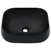 Lavandino 44,5x39,5x14,5 cm in Ceramica Nero CFW3155763