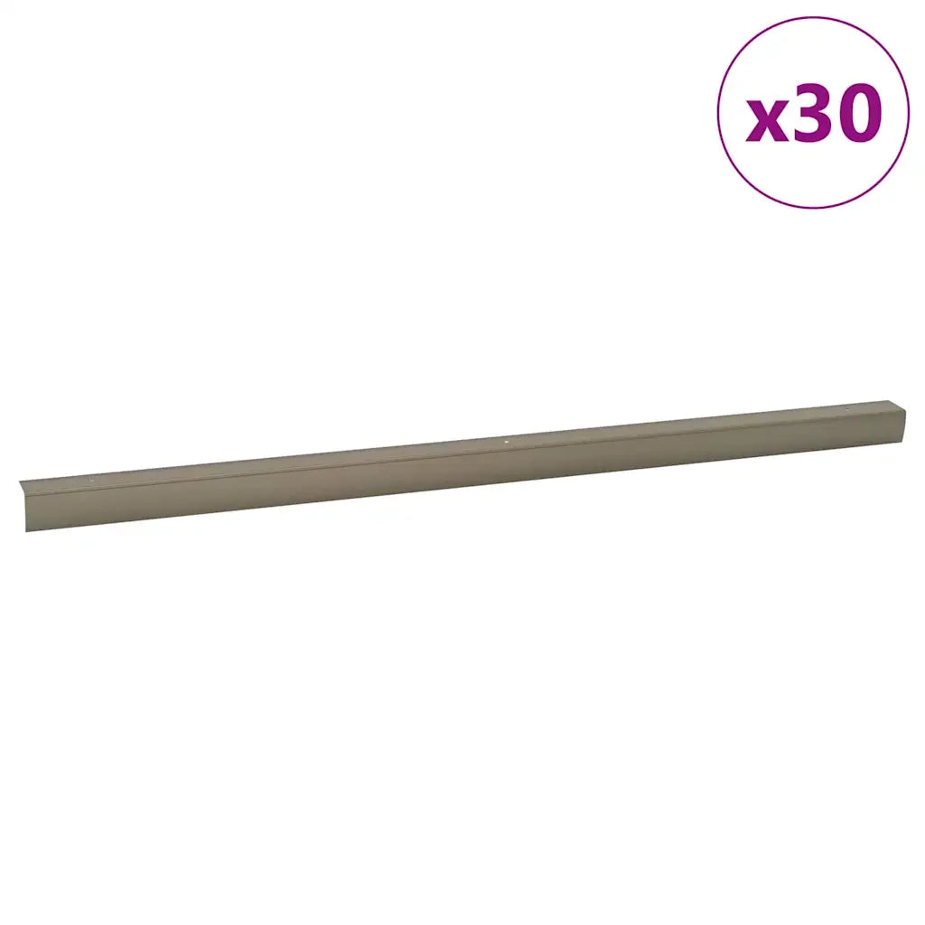 Paragradini 30 pz Champagne 67 x 3 x 2 cm Alluminio CFW2069869