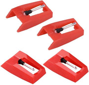Punta per Platen - 4 Stuks - Compatibile con CROSLEY/JENSEN/VICTROLA - Leggero - Duraturo - Installazione Facile - Materiale ABS di Alta Qualità e Alluminio - Stilo