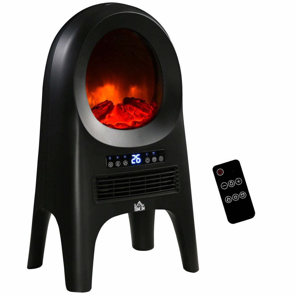 Termoventilatore 3 Modalit¨¤ ¨C zephmum ¨C Nero 33.7x25.5x60.4 cm