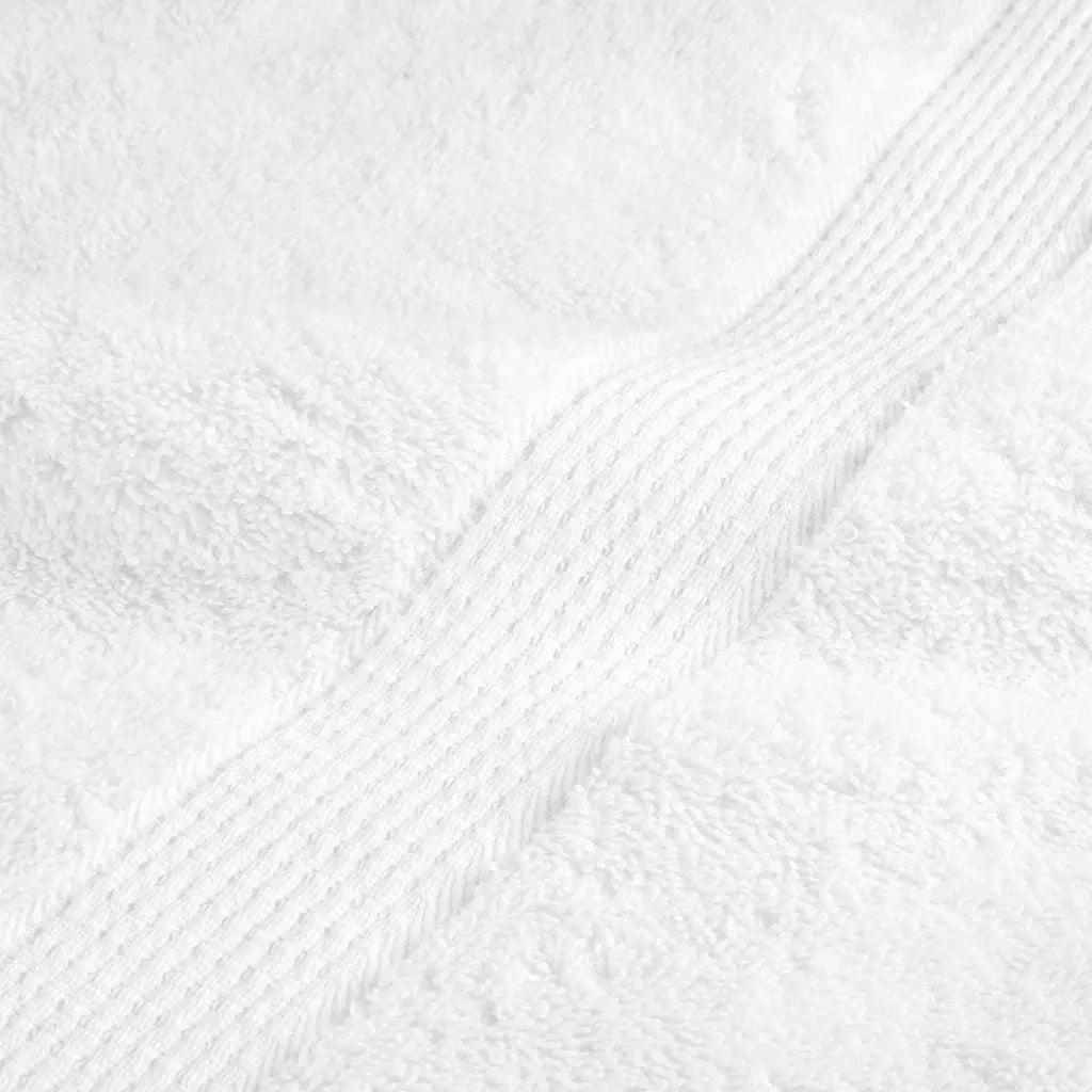 Asciugamani Premium SOLUND 4 pz Bianco 50x100 cm 600 g/m² 137125