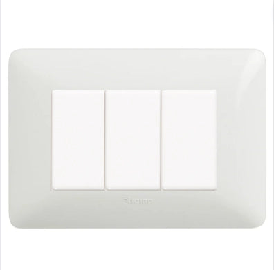 Kit completo base punto luce bticino matix bianco pezzi 5