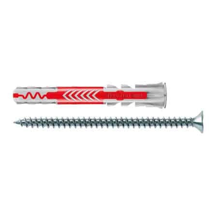TASSELLO CON VITE 'DUOPOWER L' 8 SL - Ø 8x65 mm - vite 5x50 mm - 25 pezzi- FISCHER