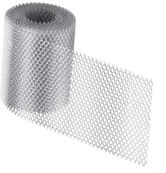 Blocco pioggia e foglie per tetto - 6,1 m - Rullo in alluminio - Facile da installare - Materiale di alta qualità - Protezione dal danno causato dalla pioggia e dalle foglie
