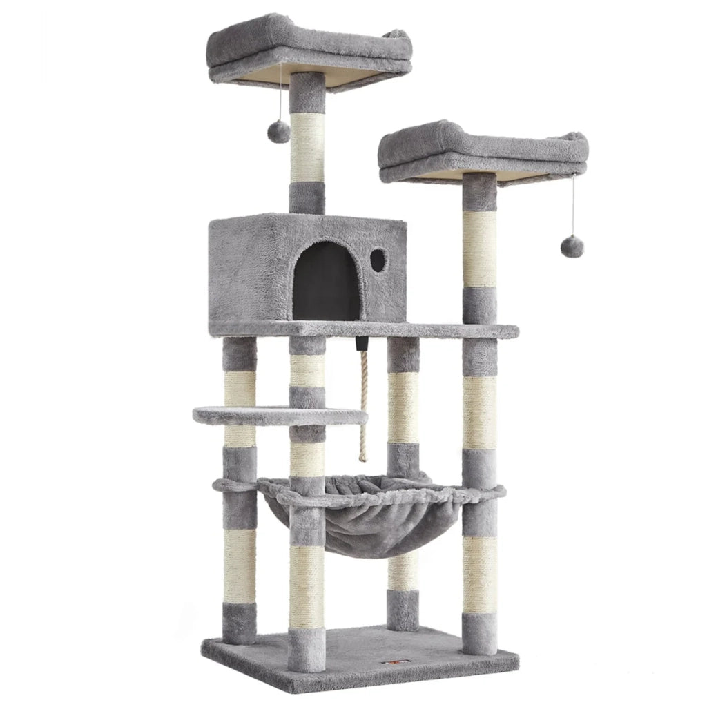 Tiragraffi stabile con nicchia altezza 143 cm grigio chiaro 12_0003878