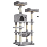 Tiragraffi stabile con nicchia altezza 143 cm grigio chiaro 12_0003878