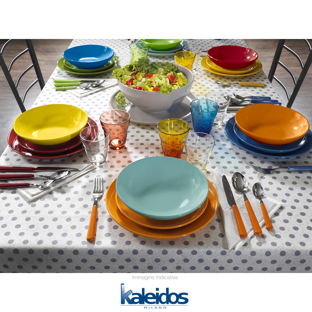 Servizio Piatti 18 Pezzi In Gres Kaleidos Ibiza