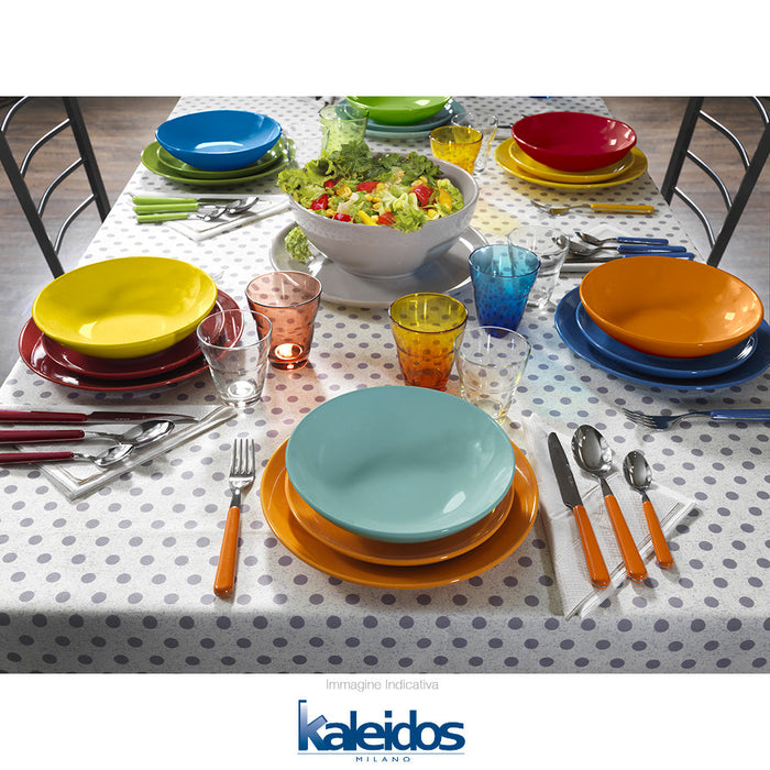 Servizio Piatti 18 Pezzi In Gres Kaleidos Ibiza