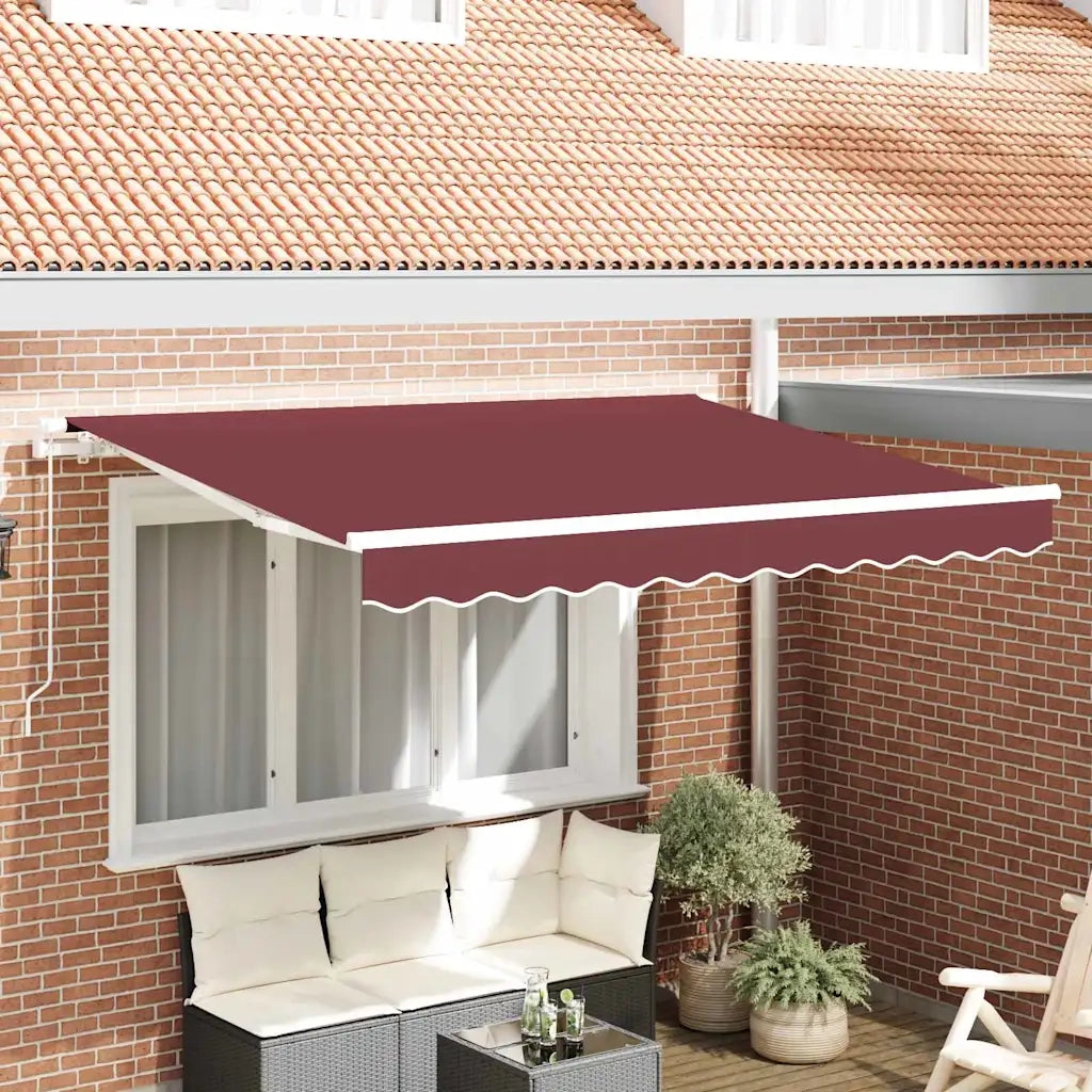 Telo di ricambio per tenda da sole Rosso Borgogna 3,5 x 2 m 42000444