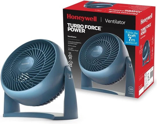 Ventilatore TurboForce blu silenzioso raffreddamento variabile inclinazione 3 impostazioni di velocità fissaggio alla parete ventilatore da tavolo HT900NE