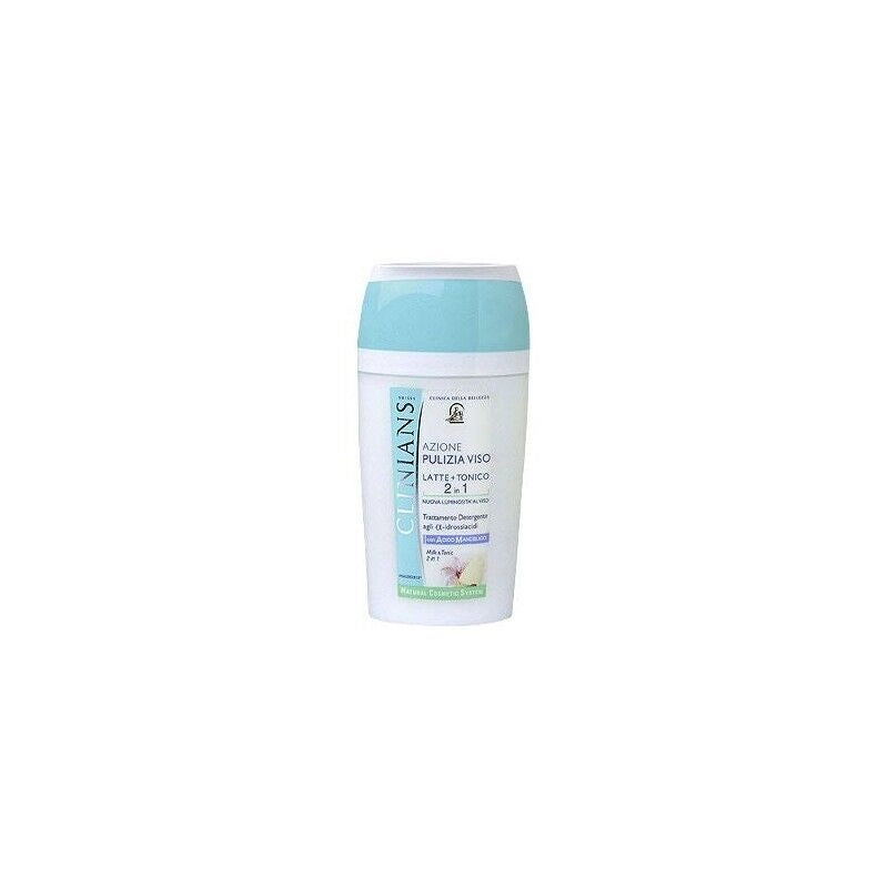 CLINIANS LATTE VISO TONICO PIÙ DETOX 2 IN 1 CON ACIDO MANDELICO DA 200 ML