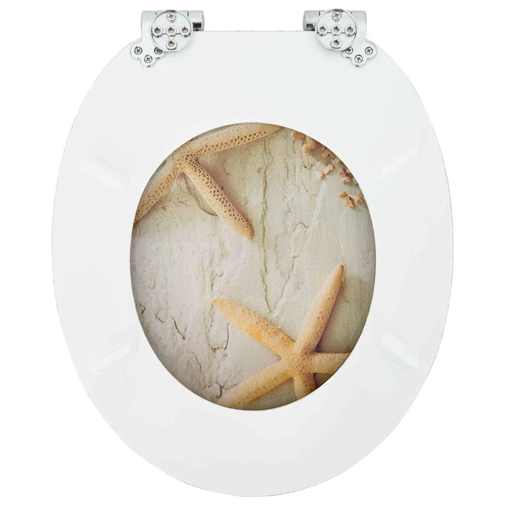 Sedile per toilette con chiusura morbida 2 pz Giallo e Bianco CFW5655364