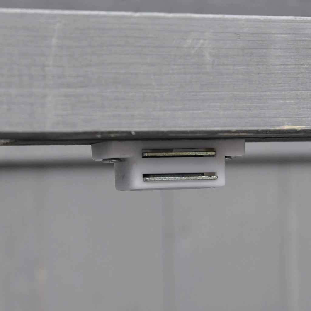 Armadio da giardino in legno di abete laccato con doppia porta e 2 ripiani per giardino, garage o balcone grigio