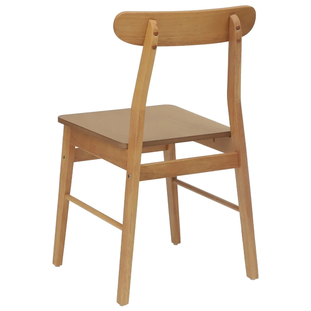 Sedia da pranzo 2 pcs Naturale 43 x 44,5 x 77 cm 42020486