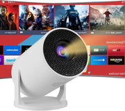 Proiettore portatile per proiezioni all'aperto con supporto 4K 1080P e connessione Bluetooth