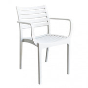 Poltrona Eveline 58,5x55,2x84 cm  in Polipropilene Bianco